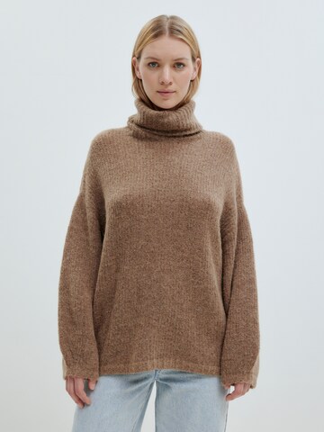 EDITED Pullover 'Swantje' i brun: forside