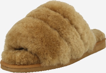 SHEPHERD Slippers 'Dina' in Brown: front