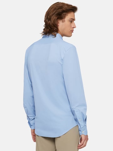 Boggi Milano Slim Fit Businesshemd in Blau