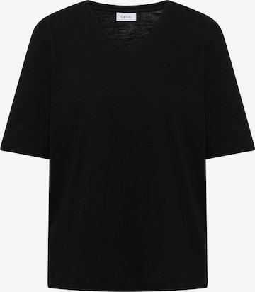 CECIL T-Shirt in Schwarz: Vorderseite
