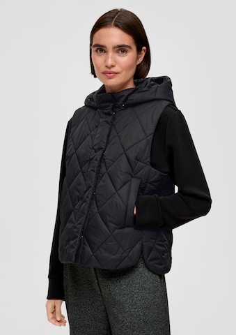 s.Oliver BLACK LABEL Bodywarmer in Zwart: voorkant