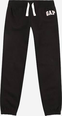 GAP Normální Kalhoty – černá: přední strana