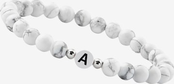 Bracelet GOOD.designs en blanc : devant