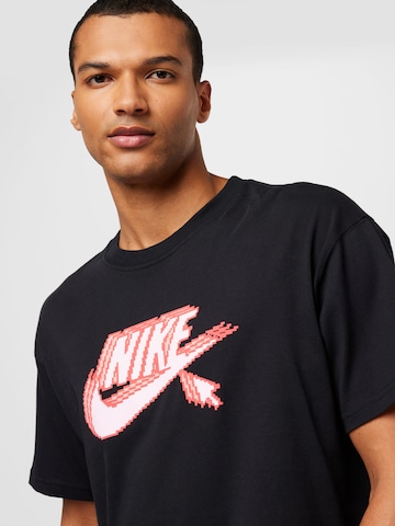 Nike Sportswear - Camisa 'Futura' em preto