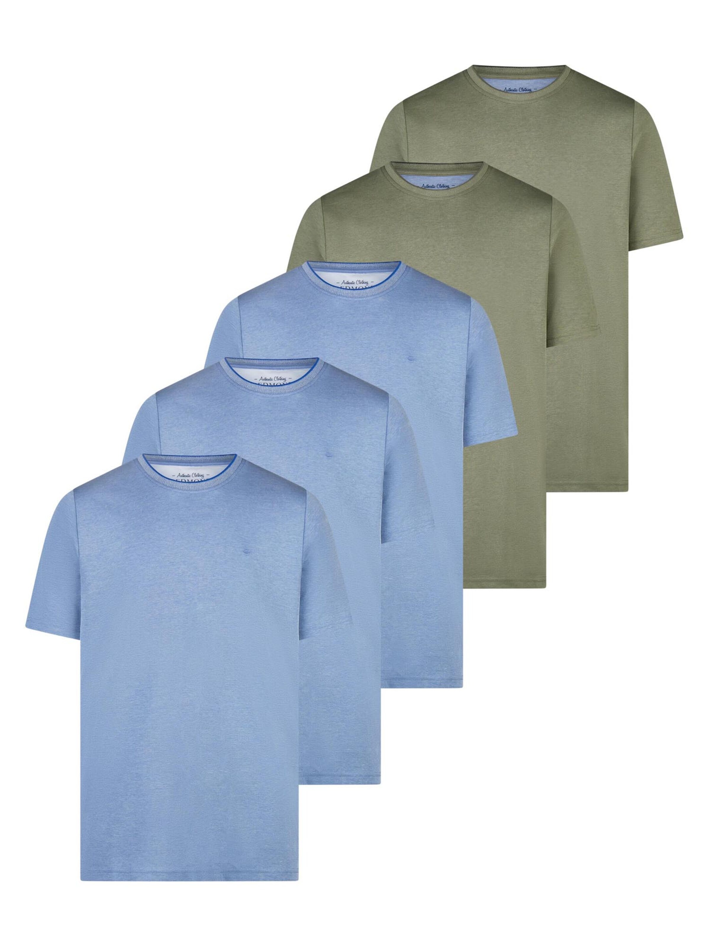 redmond Shirt 'Basic' in Blue: front