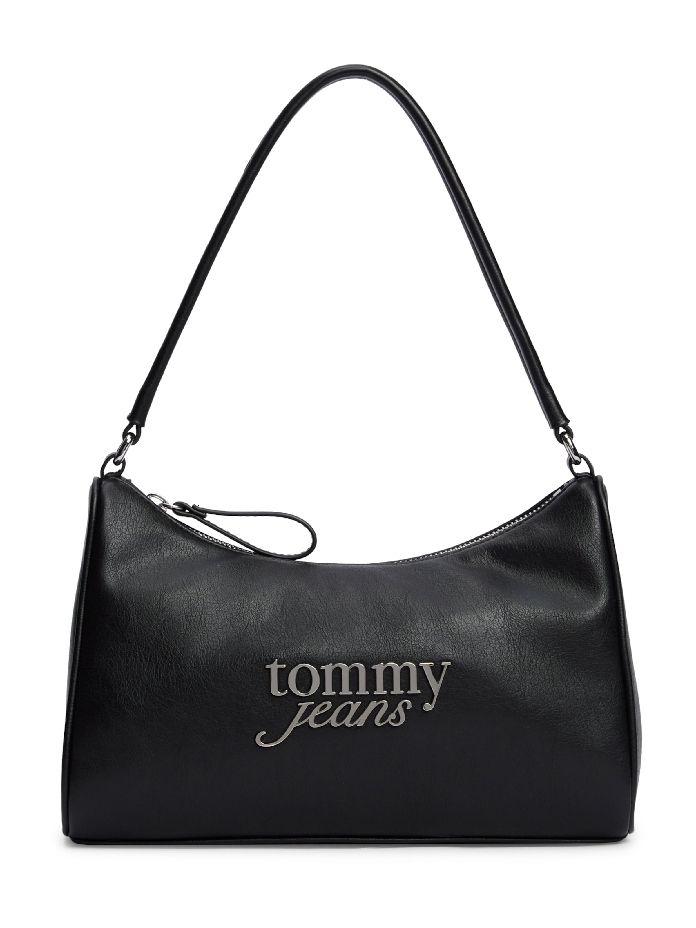 Tommy Jeans Наплечная сумка в Черный: спереди