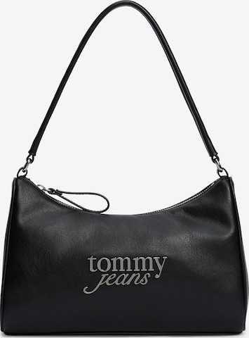 Tommy Jeans Наплечная сумка в Черный: спереди