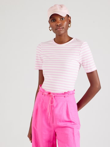 PIECES T-shirt 'SAFI' i rosa: framsida