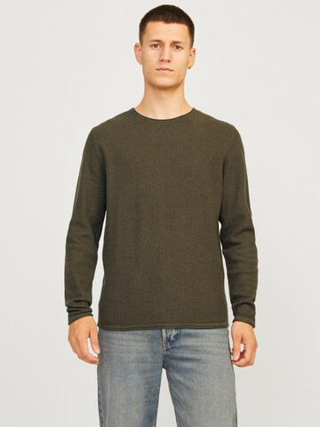 JACK & JONES Pullover 'JJECooper' in Grün: Vorderseite