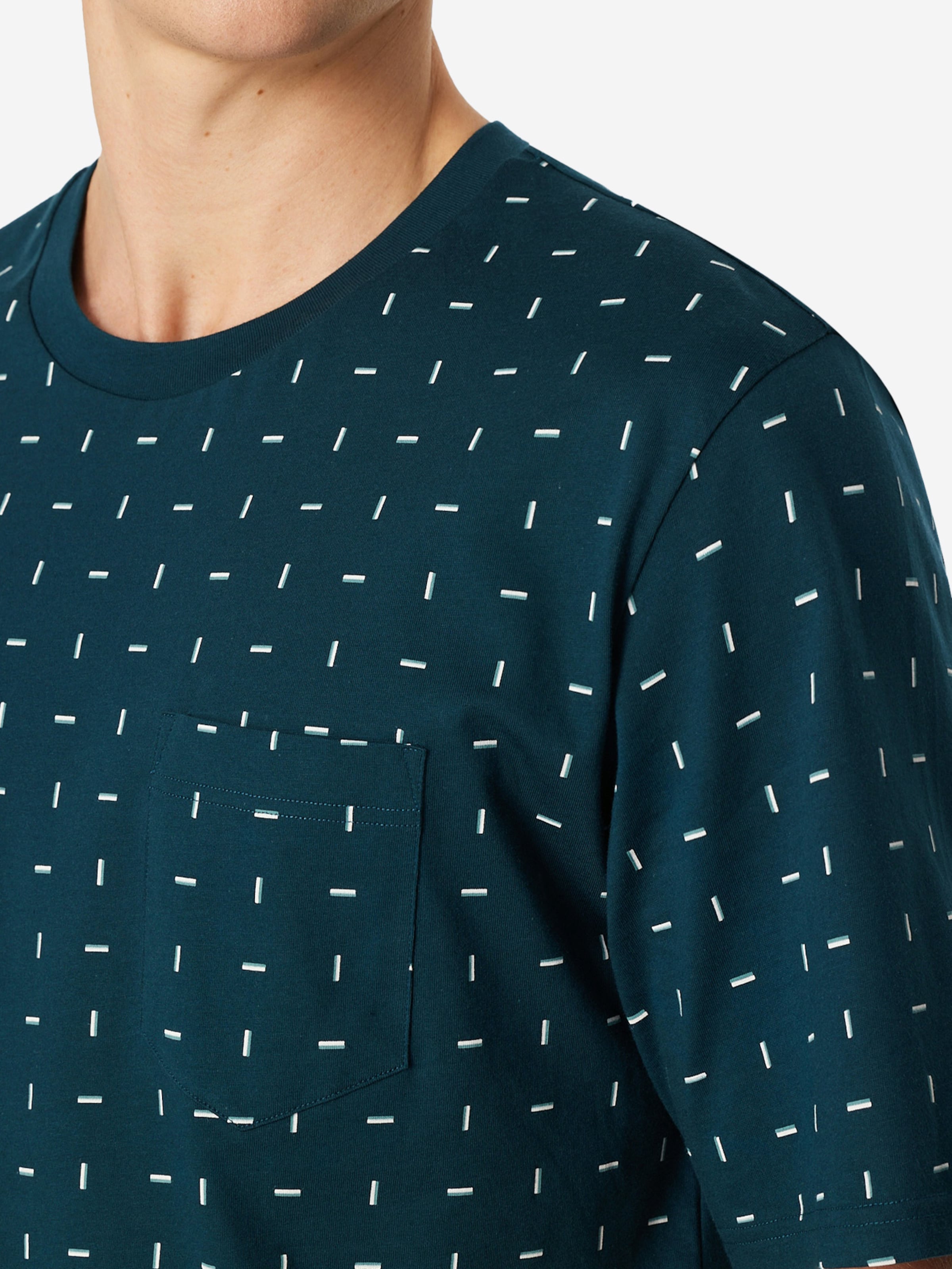 Pyjama court ' Comfort Essentials ' SCHIESSER en bleu