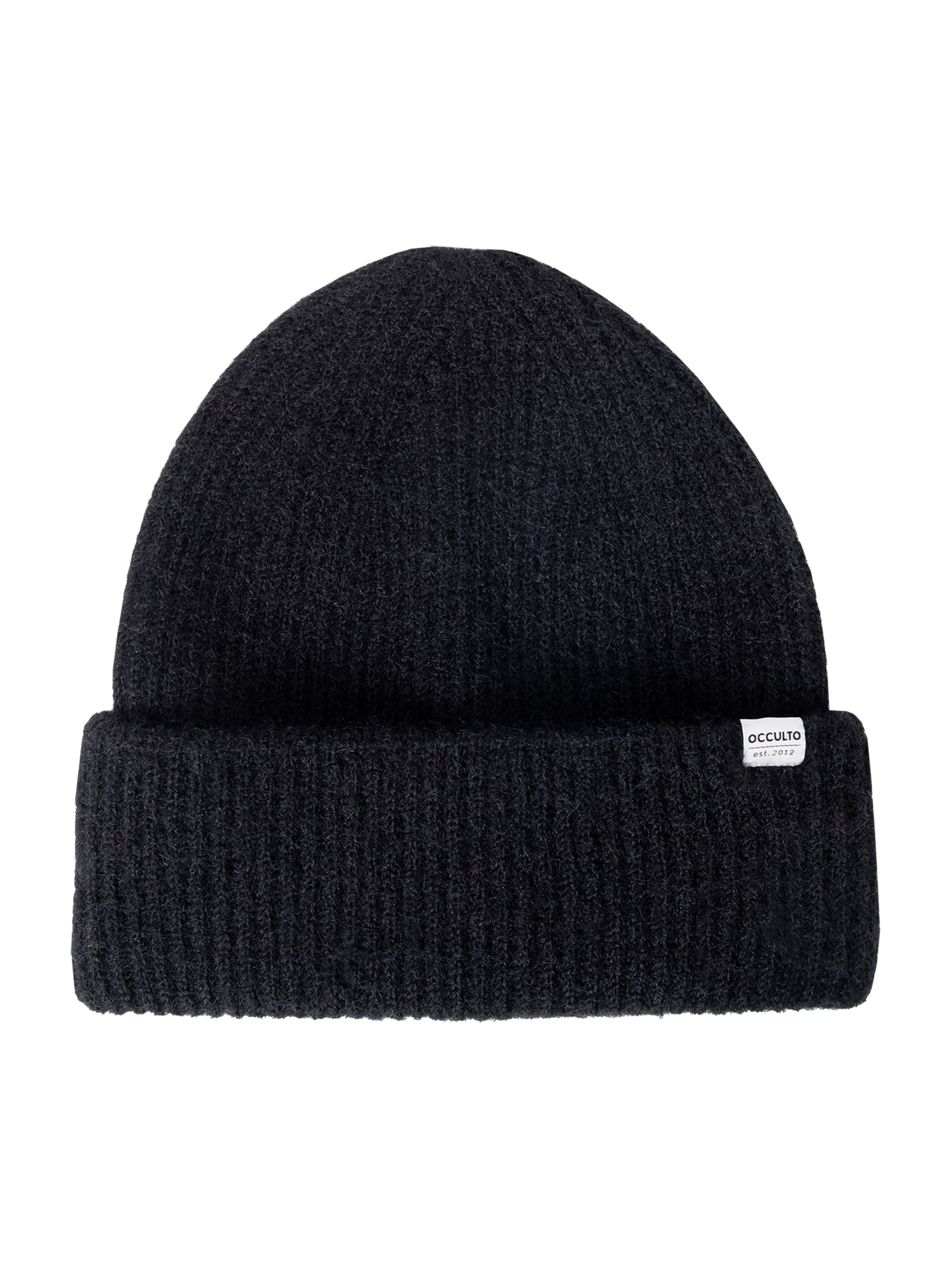 Berretto 'Emma' di Occulto in nero: frontale