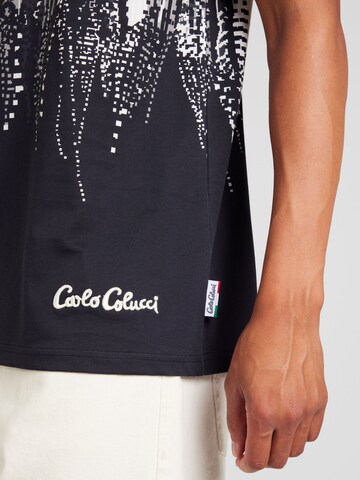 T-Shirt 'Di Piazza' Carlo Colucci en noir