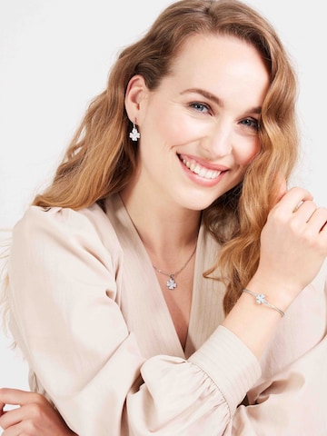Boucles d'oreilles Lucardi en argent : devant