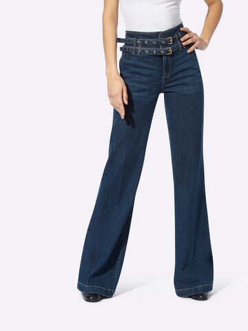 Bootcut Jean heine en bleu : devant