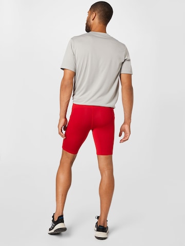 ADIDAS SPORTSWEAR Skinny Sporthose 'Techfit ' in Rot