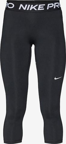 NIKE Skinny Športne hlače 'NP 365' | črna barva: sprednja stran