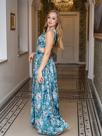 GRAZIA STORE Společenské šaty 'Kamilla' – modrá