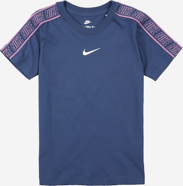 T-Shirt 'CLUB+POLY 2' Nike Sportswear en bleu : devant