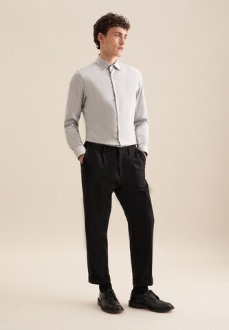 SEIDENSTICKER Slim fit Business shirt in Grey