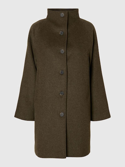 SELECTED Manteau mi-saison en marron, Vue avec produit