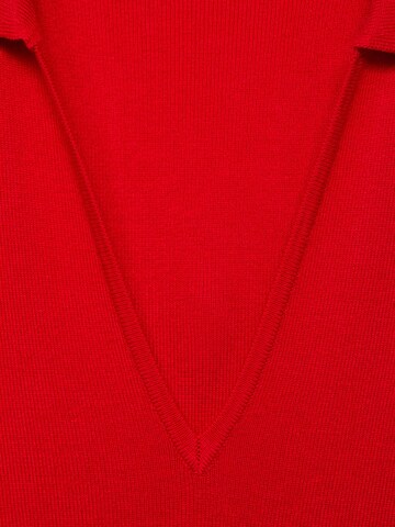 MANGO Knit dress 'MOISO' in Red