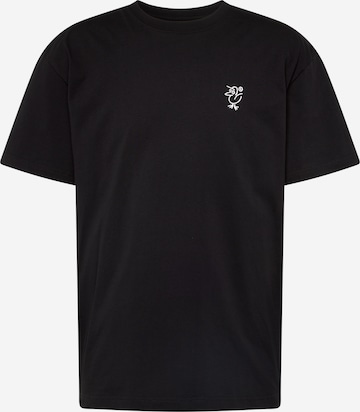 Cleptomanicx T-Shirt 'Sketch Gull' in Schwarz: predná strana