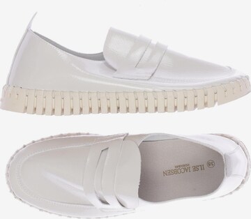 ILSE JACOBSEN Flats & Loafers in 38 in White: front