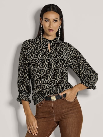 MADELEINE Blouse in Zwart: voorkant