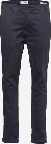 !Solid Chino Pants 'Jim' in Blue: front