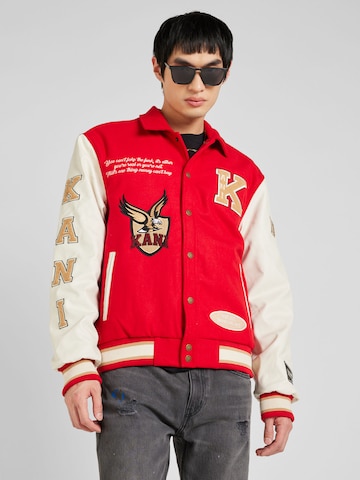 Karl Kani - Chaqueta de entretiempo en rojo: frente