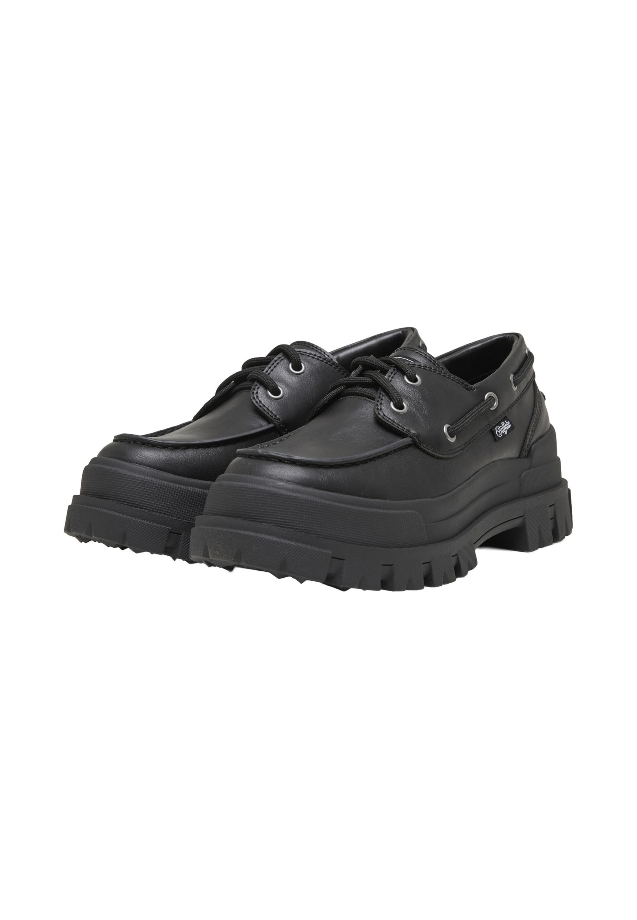 BUFFALO - Mocassins 'Aspha' em preto