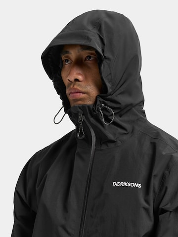 Didriksons Regenjacke 'Dario' in Schwarz