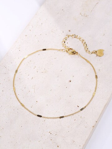 Hey Happiness - Joyería para pies 'Flat Links' en oro