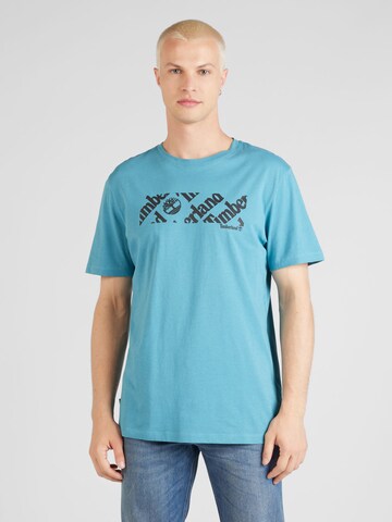 TIMBERLAND T-Shirt in Blau: Vorderseite