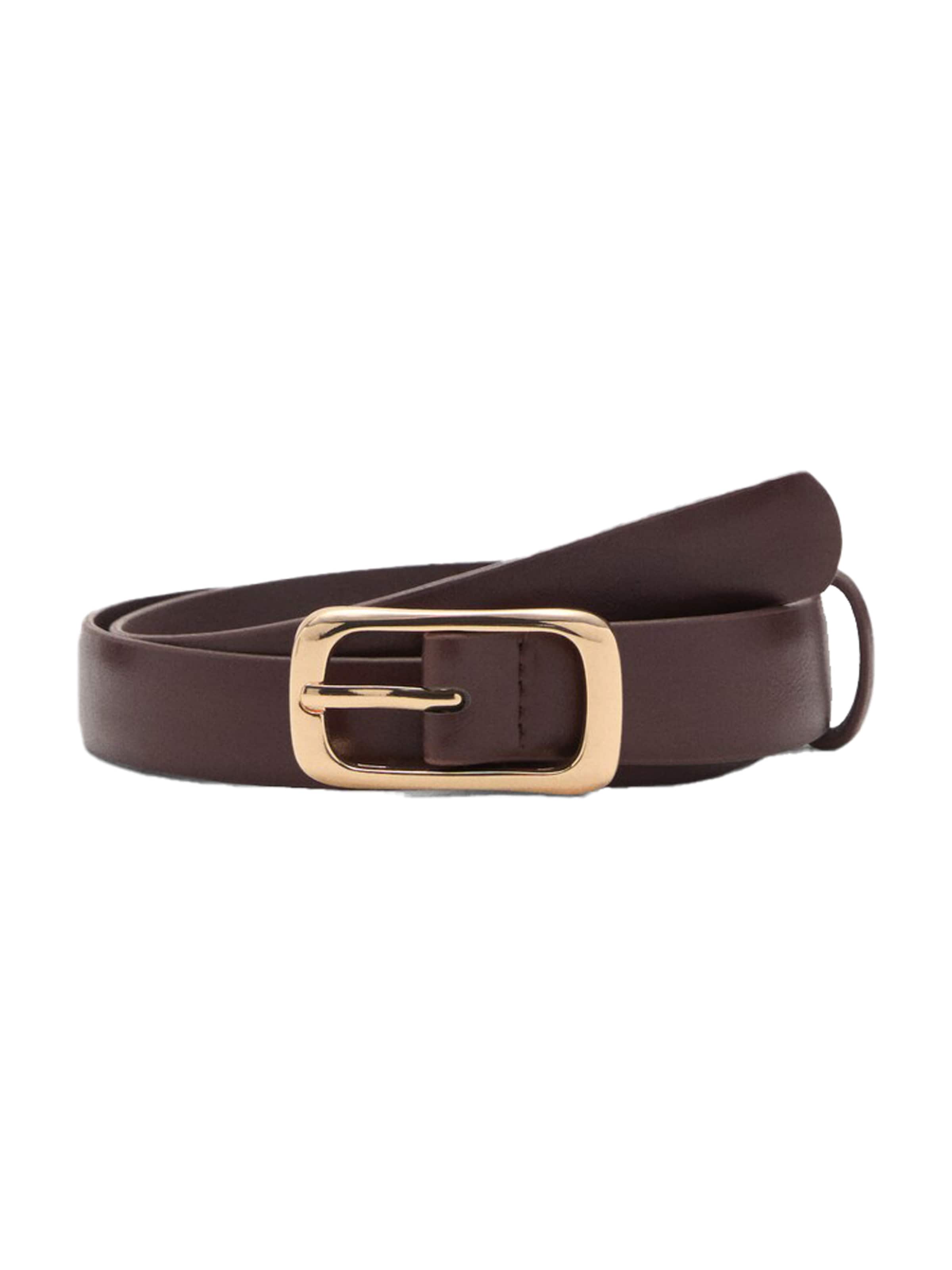 MANGO Belt 'MASS' in Brown: front