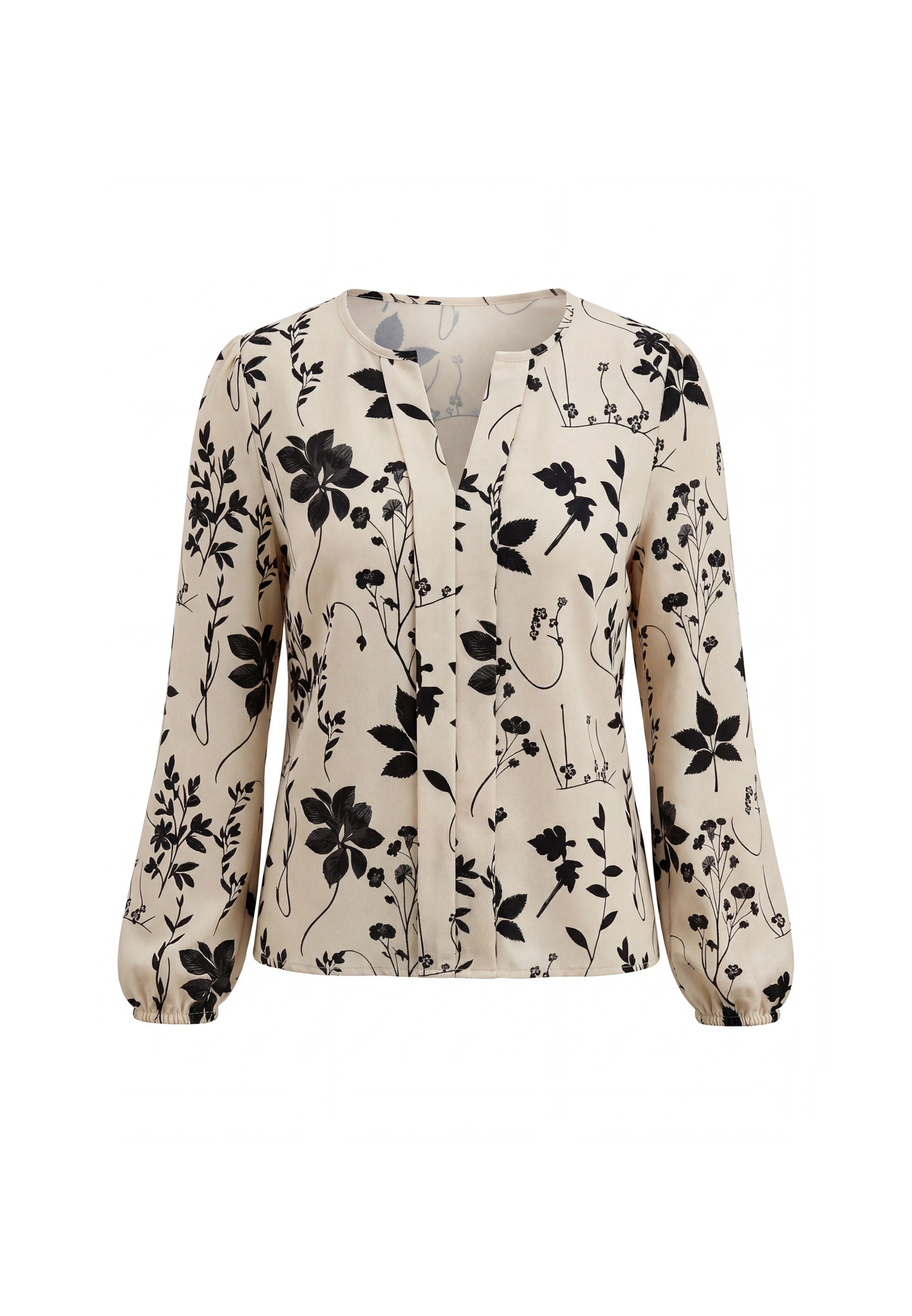 usha BLACK LABEL - Blusa en beige: frente