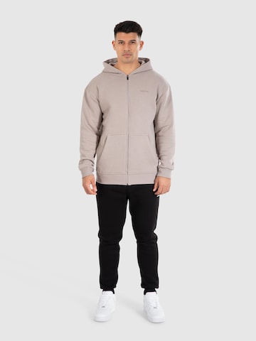 Smilodox Sweatvest ' Raik ' in Bruin
