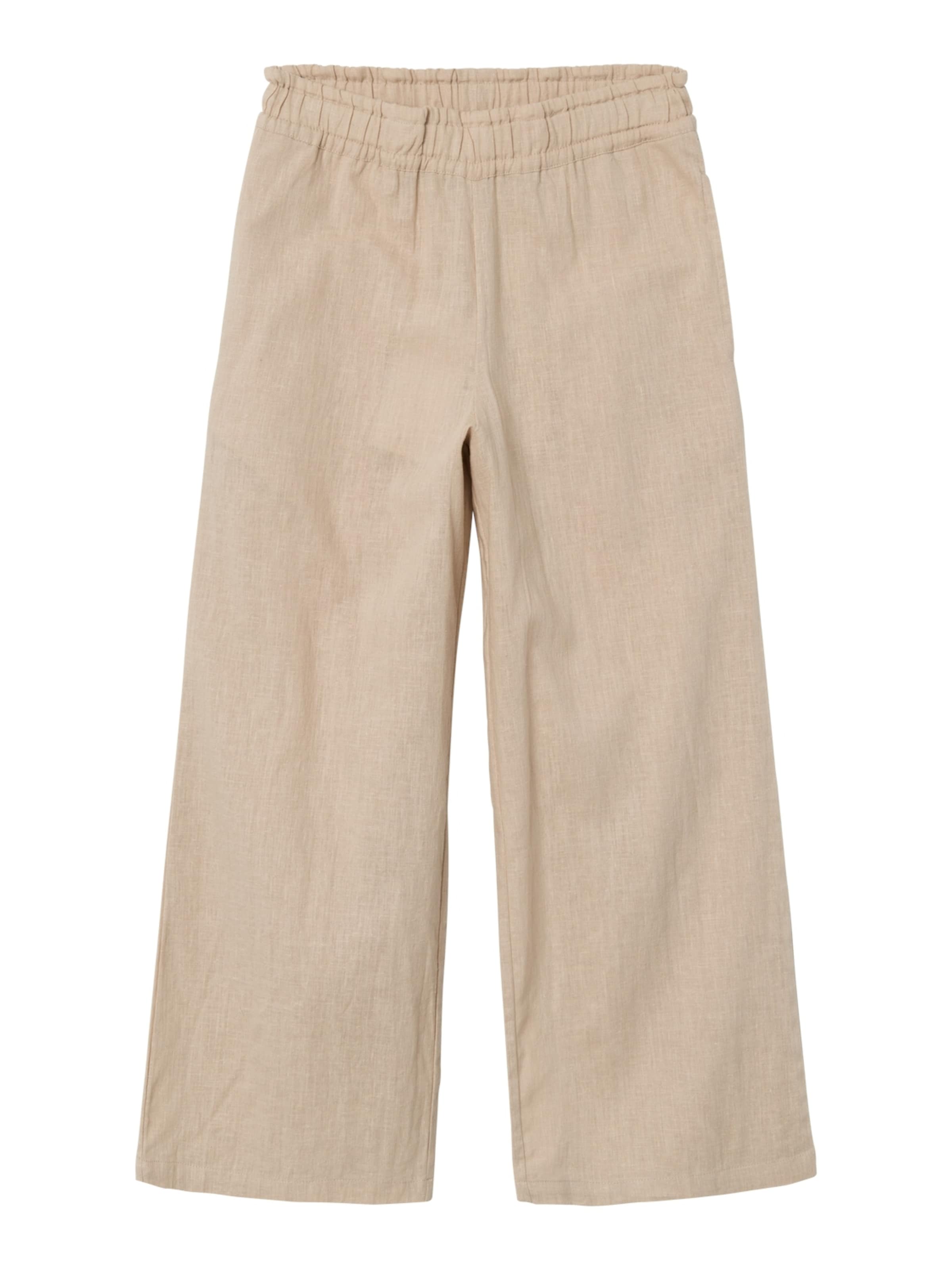 NAME IT Wide leg Pants 'Falinnen' in Beige: front