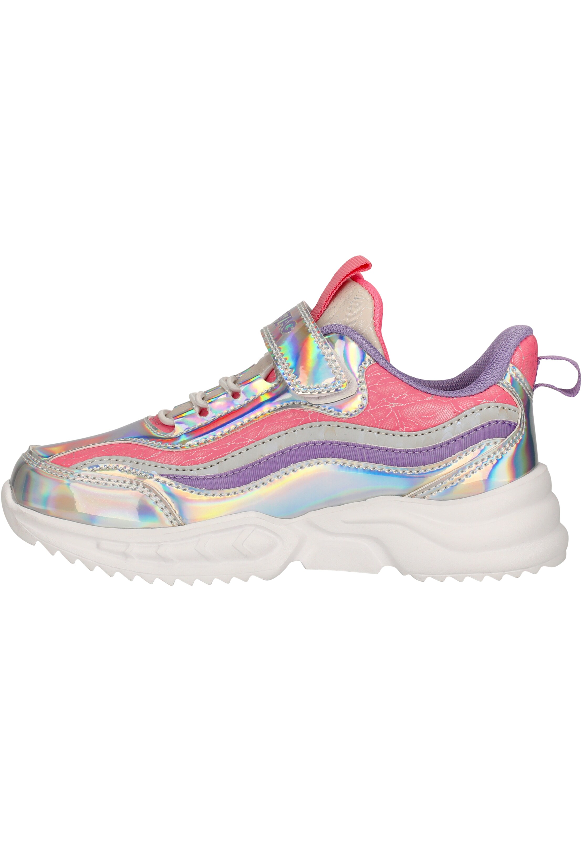 ZigZag Sneaker 'Lassis' in Silber