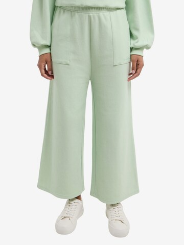 BRUNO BANANI Wide leg Broek 'CANTU ' in Groen: voorkant