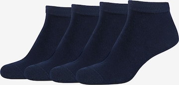 camano Ankle Socks in Blue: front