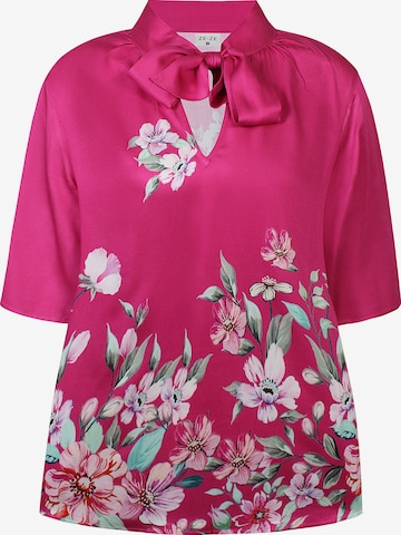 Chemisier 'Flo 163' ze-ze en rose : devant