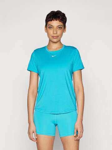 NIKE Λειτουργικό μπλουζάκι 'One Classic' σε μπλε: μπροστά