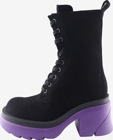 D.MoRo Shoes Lace-Up Boots 'Antrakto' in Black: front