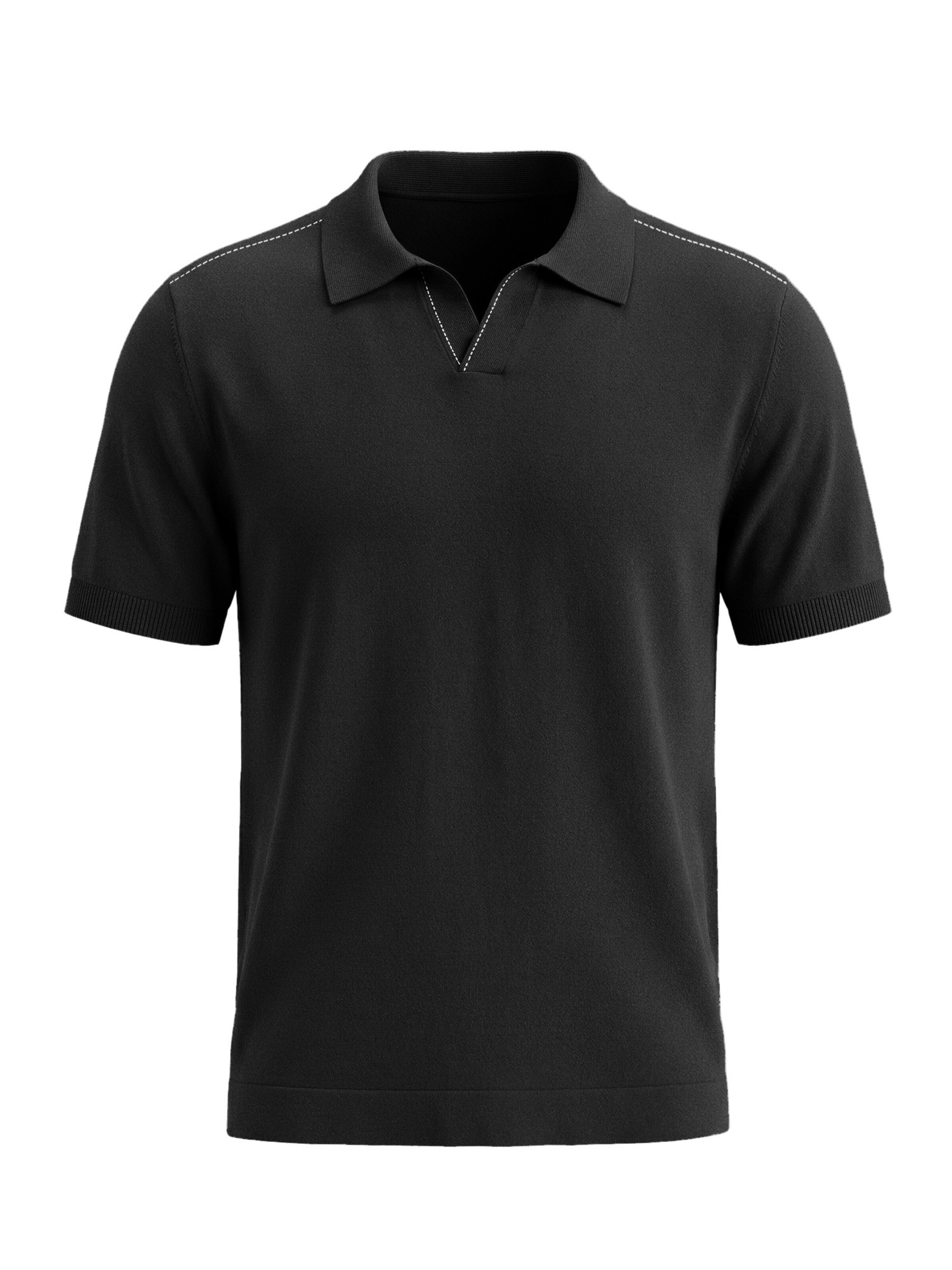 T-Shirt Vantory en noir : devant