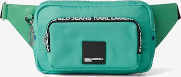 KARL LAGERFELD JEANS - Riñonera en azul: frente