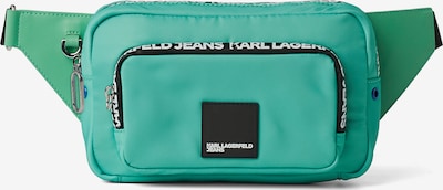 KARL LAGERFELD JEANS Pojasna torbica u tirkiz / kivi zelena / crna / bijela, Pregled proizvoda