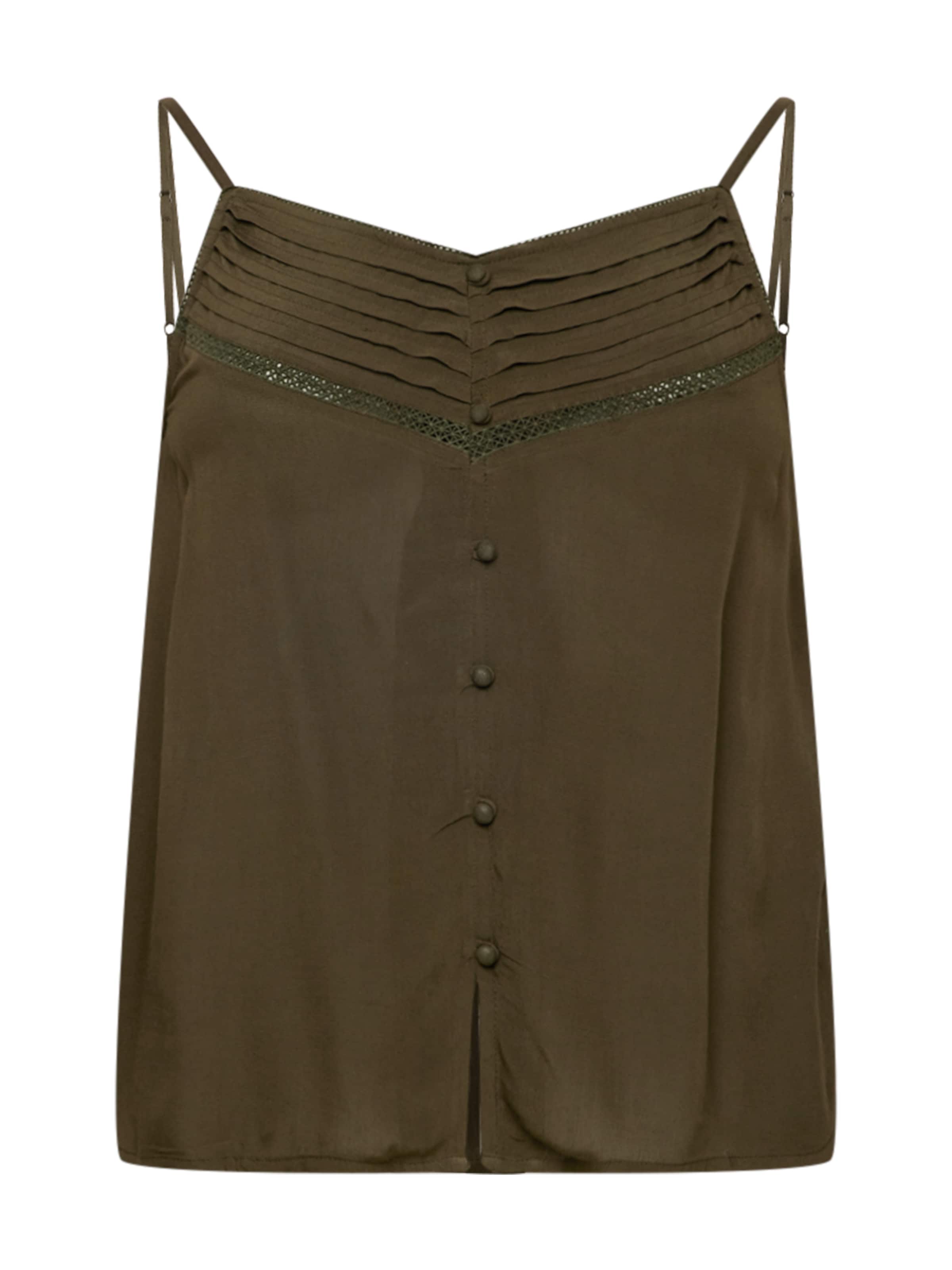 ABOUT YOU Curvy Top 'Vivian' in Green: front