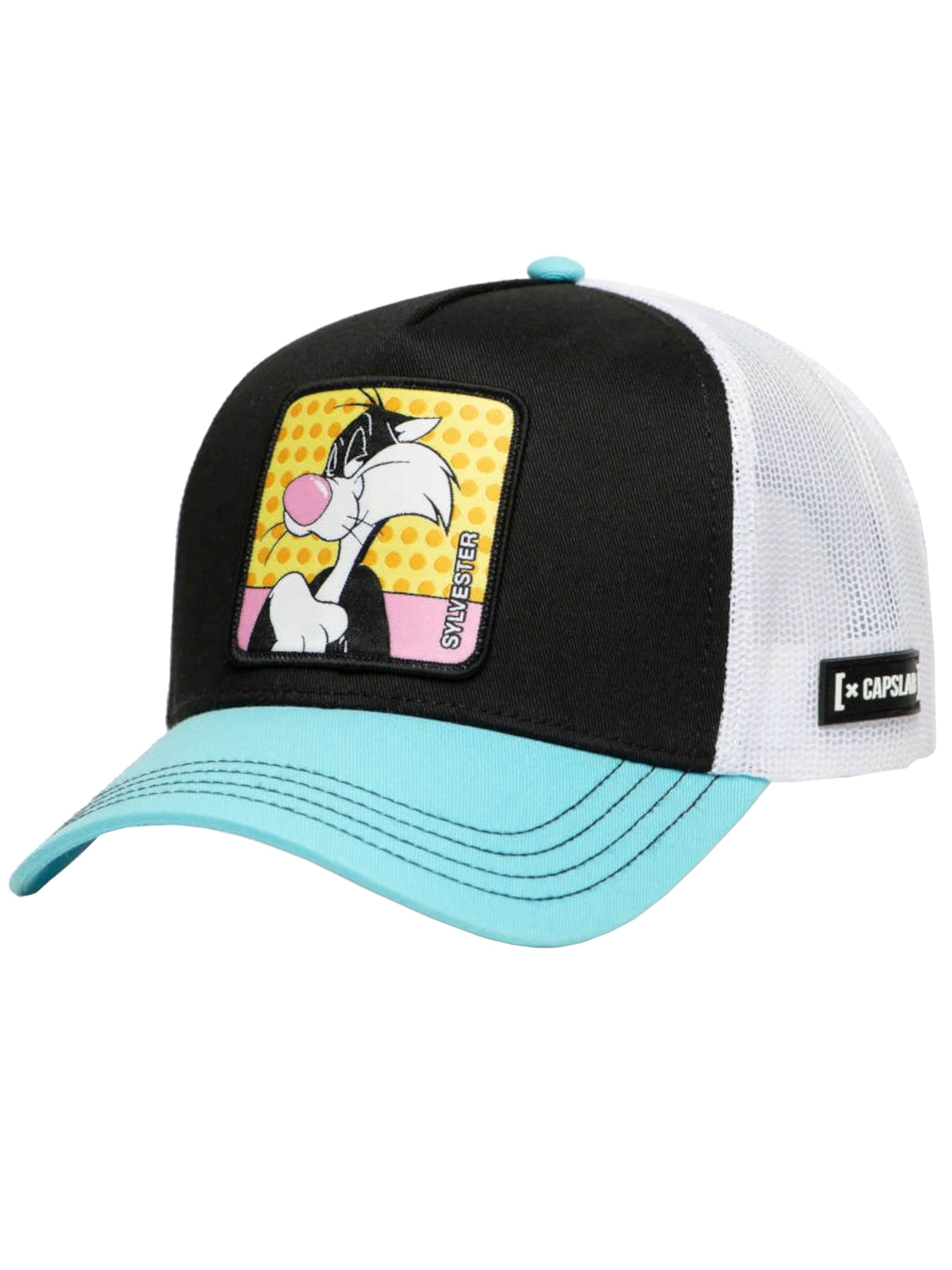 Capslab Cap 'Capslab Sylvester Looney Tunes' in Black: front