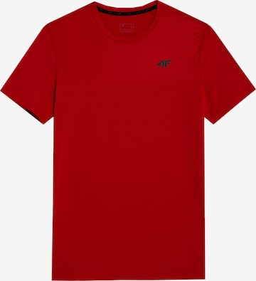 4F Functioneel shirt in Rood: voorkant